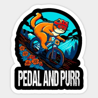 Downhill Mountain Biking Sticker